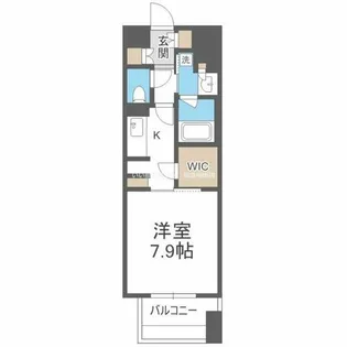 アビティ江坂【6階】の間取り