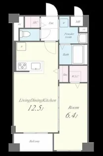 APエルテージ地行【1階】の間取り