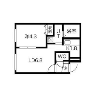 EXCEL学園前【4階】の間取り