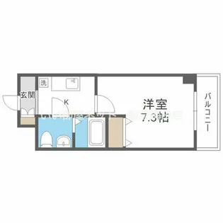 アリビオ千里豊津【2階】の間取り