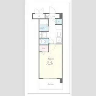 クローヴェーサウスタカハマ【4階】の間取り