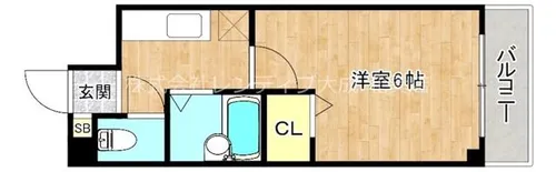 大阪府大阪市生野区新今里4丁目【マンション】の間取り