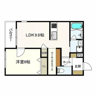 ヴェルメゾン吹田寿町【1階】の間取り