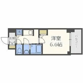 S-RESIDENCE江坂Eminence【5階】の間取り