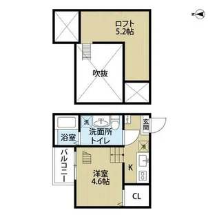 Ivy菊井【1階】の間取り