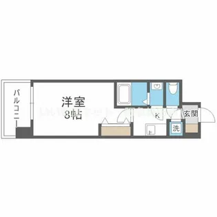 セレニテ江坂ミラク【4階】の間取り