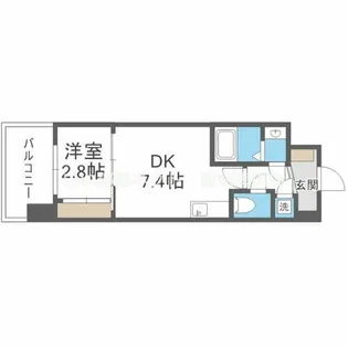 セレニテ江坂ミラク【3階】の間取り