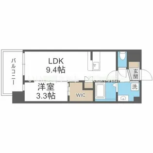 セレニテ江坂ミラク【3階】の間取り