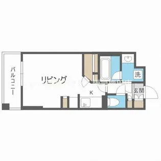 アパートメンツ江坂【9階】の間取り