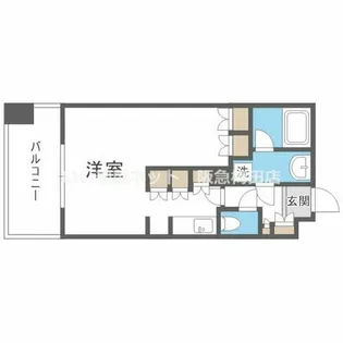 アパートメンツ江坂【7階】の間取り