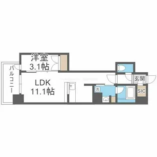 リビオメゾン新大阪【2階】の間取り