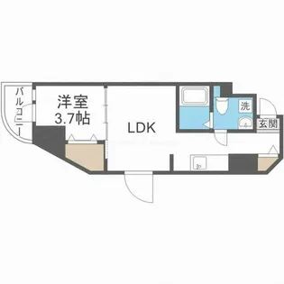 RIDGE江坂(旧ルクレ江坂)【13階】の間取り