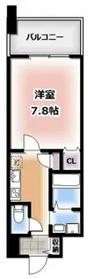 CASSIA住道(カッシアスミノドウ)【5階】の間取り