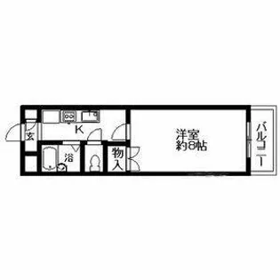 ドリームハイヴ吹田【2階】の間取り