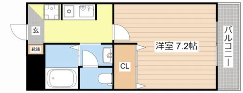 バローゼ8【305号室】の間取り
