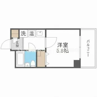 グランディール三津屋【2階】の間取り