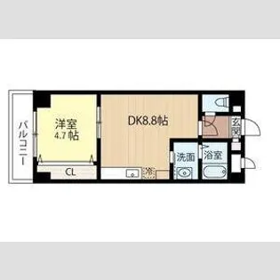 Gratia【6階】の間取り