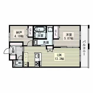 グローコートⅦ【2階】の間取り
