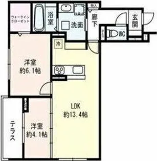 Flat Comfy 豊中【3階】の間取り