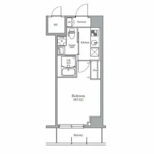 エルプレイス千里中央【4階】の間取り