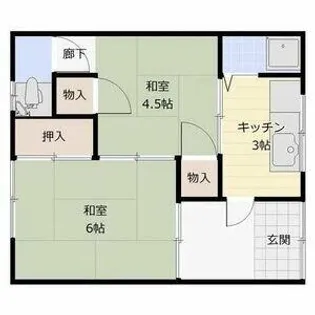 片山文化【1階】の間取り