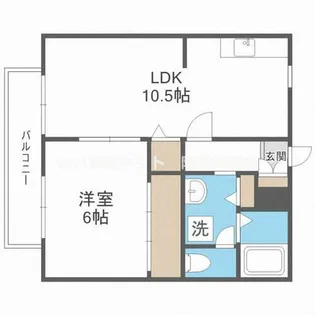セントラルヴィレッジⅡ【2階】の間取り