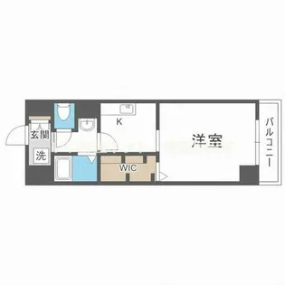 フローライト蛍池【7階】の間取り