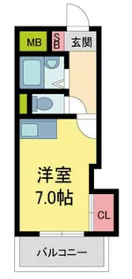 ハイネス門戸【2階】の間取り