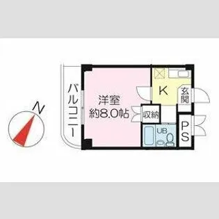 ベル・パレス豊中【1階】の間取り