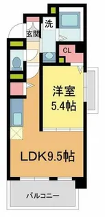 クラシェス深江【501号室】の間取り