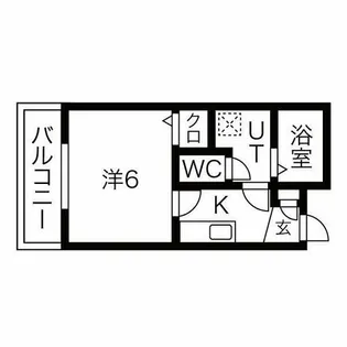 ヒルハイツ柴原駅前【3階】の間取り