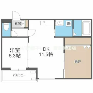 ボヌール緑地公園【1階】の間取り
