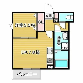 T’s岡上の町【1階】の間取り