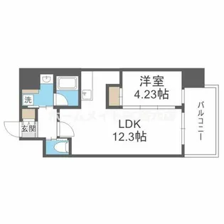 プレジオ西中島ASIAN【12階】の間取り