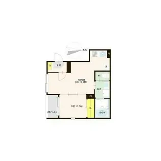 ハーモニーテラス烏森町Ⅱ【2階】の間取り