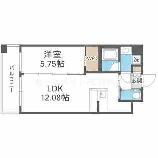 プレジオ東三国【2階】の間取り