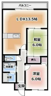 山ノ上エミネンス【4階】の間取り