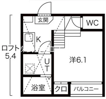 サイプレスト松原町【2階】の間取り