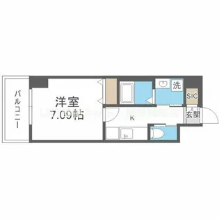 エメルミナ豊中岡町【8階】の間取り