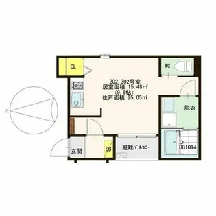 プラムハウス【3階】の間取り