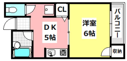 エルドラード箕面Ⅱ【1階】の間取り