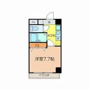 FS城西【103号室】の間取り
