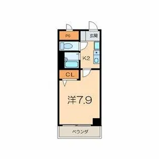 FS城西【208号室】の間取り