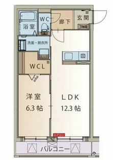 ひだまりマンション【4階】の間取り