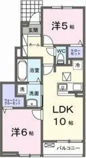クラール【1階】の間取り