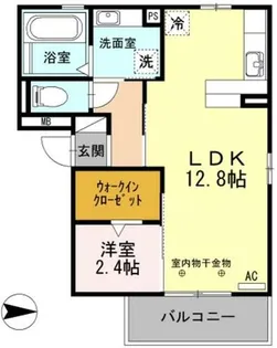 ポエミーハープ【2階】の間取り
