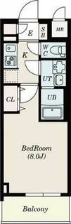 S-RESIDENCE志賀本通North【2階】の間取り