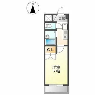 ソレイユ楠【3階】の間取り