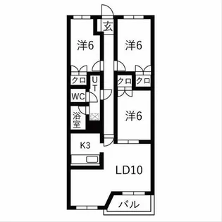 アーバンライフⅠ【1階】の間取り