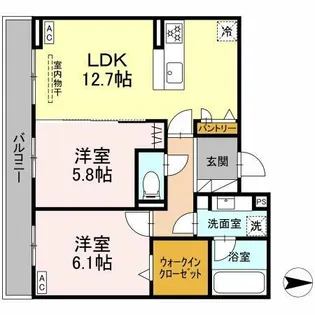 D-avance美合西町【302号室】の間取り